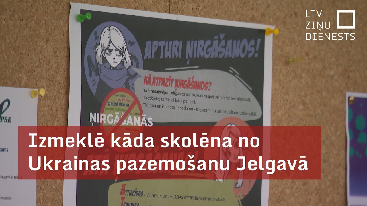 Izmeklē kāda skolēna no Ukrainas pazemošanu Jelgavā