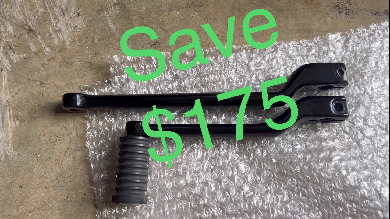 Harley Davidson extended shifter on Street Glide, save money on this modification