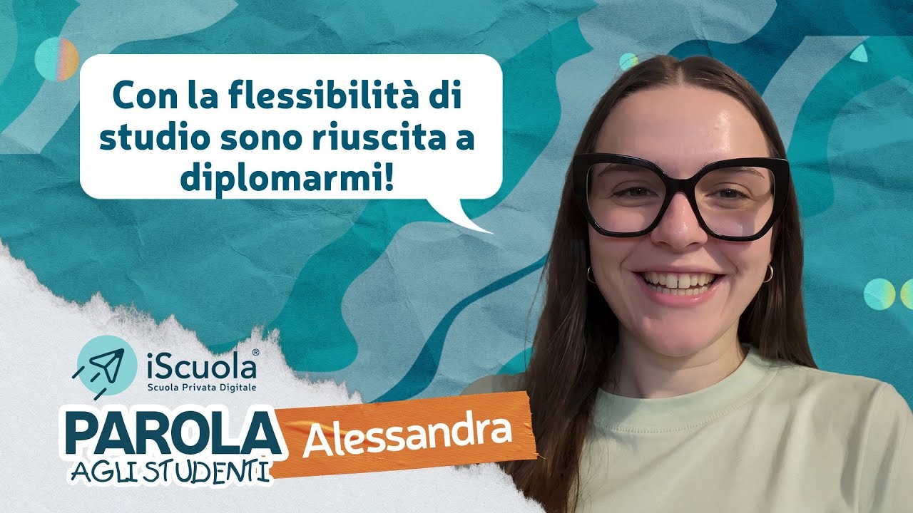 DIPLOMA ONLINE per lavoratori: Alessandra lavora e si è diplomata con iScuola