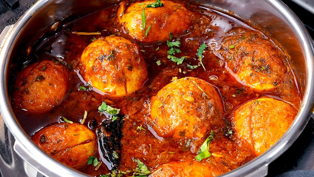 PRESSURE COOKER में बनाये होटल जैसी अंडा करी आसानी से - Unique Instant Easy Egg SALAN Recipe