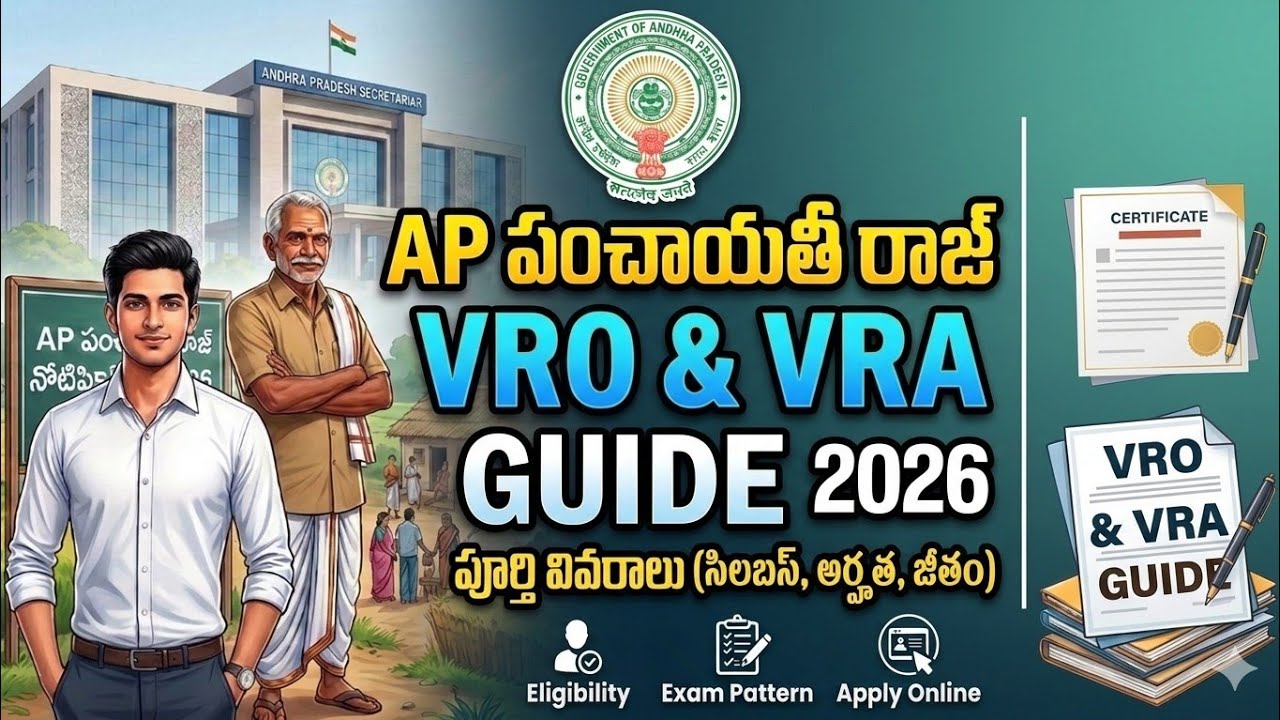 AP VRO VRA ఎలా అవ్వాలి Full Career Guide | Telugu | By Ganesh
