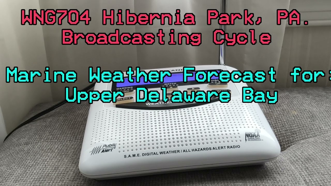 WNG-704 Hibernia Park, PA. 162.425 MHz Broadcasting Cycle