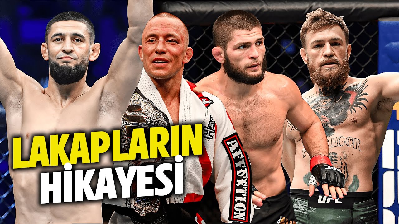 UFC EFSANELERİNİN LAKAPLARI ASLINDA NEREDEN GELİYOR?