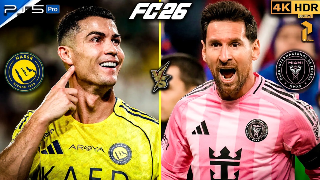 🎮 EA Sports FC 26—PS5 4K HDR Gameplay Al Nassr FC vs Inter Miami CF #ronaldo #messi #fc26 #ps5 #4k