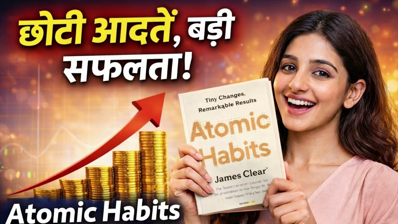 Atomic Habits Book Summary Hindi | Life Changing Book Atomic Habits आदतें कैसे ज़िंदगी बदल देती हैं