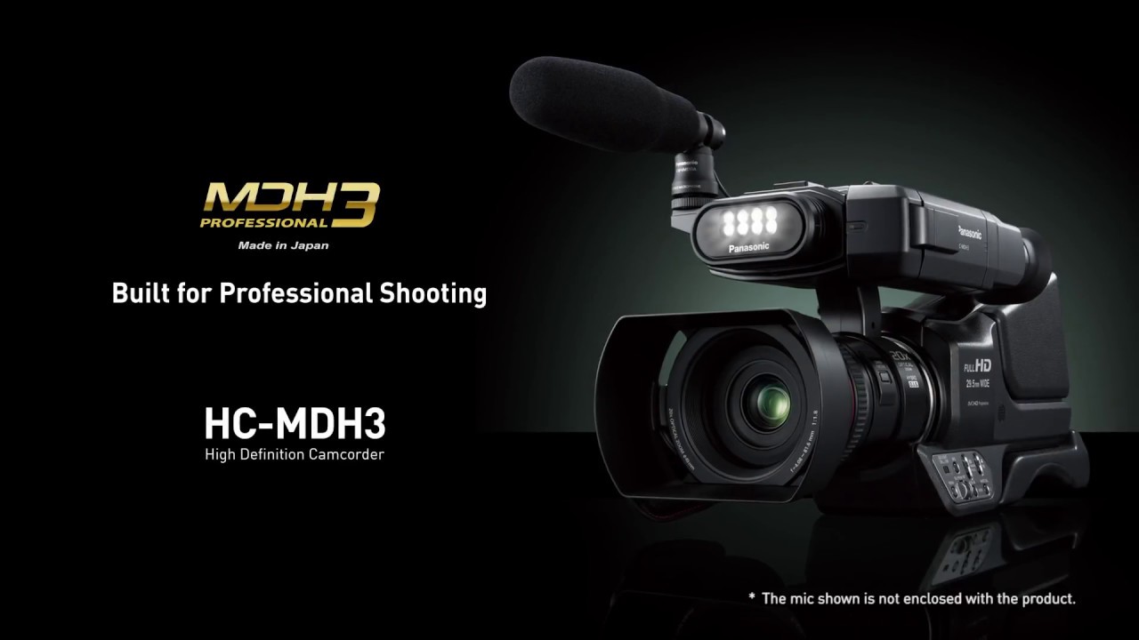 Introducing Major Functions on Panasonic Full-HD Camcorder HC-MDH3