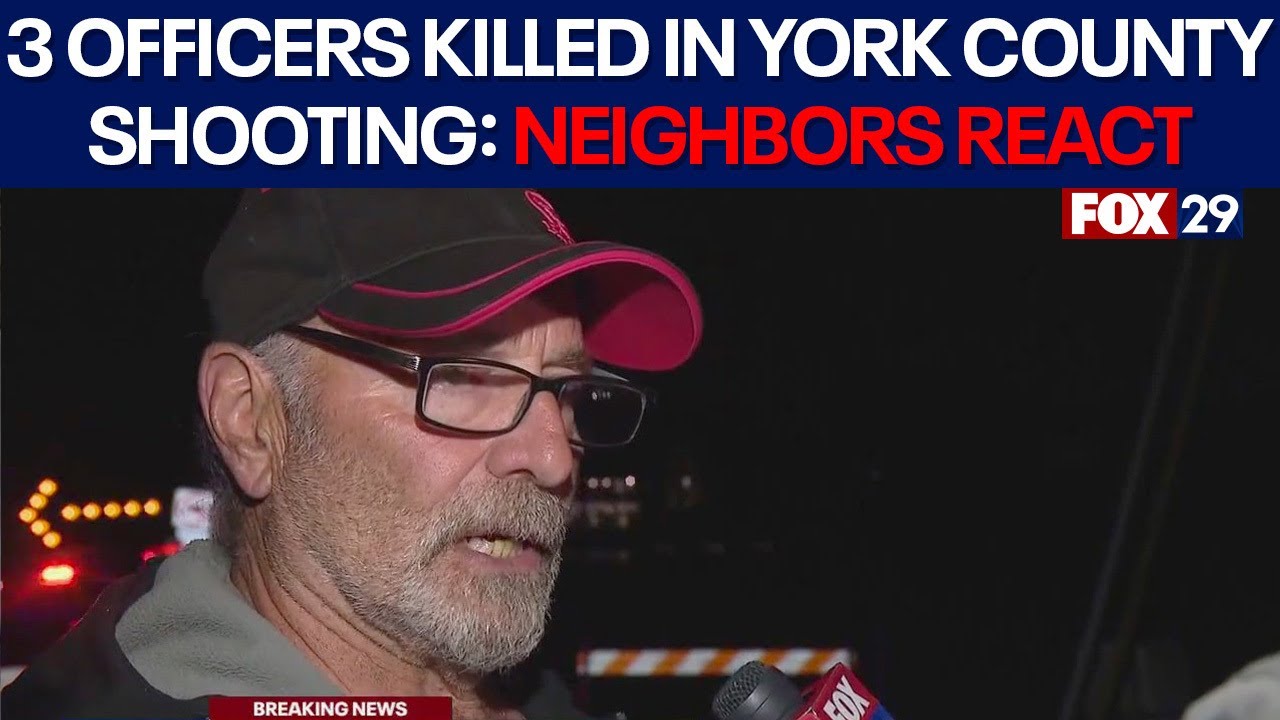 3 officers killed in York County: Neighbors reveal details about suspect