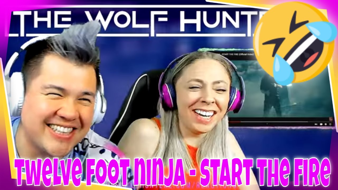 Twelve Foot Ninja - START THE FIRE (Official Video) THE WOLF HUNTERZ Jon and Dolly Reaction