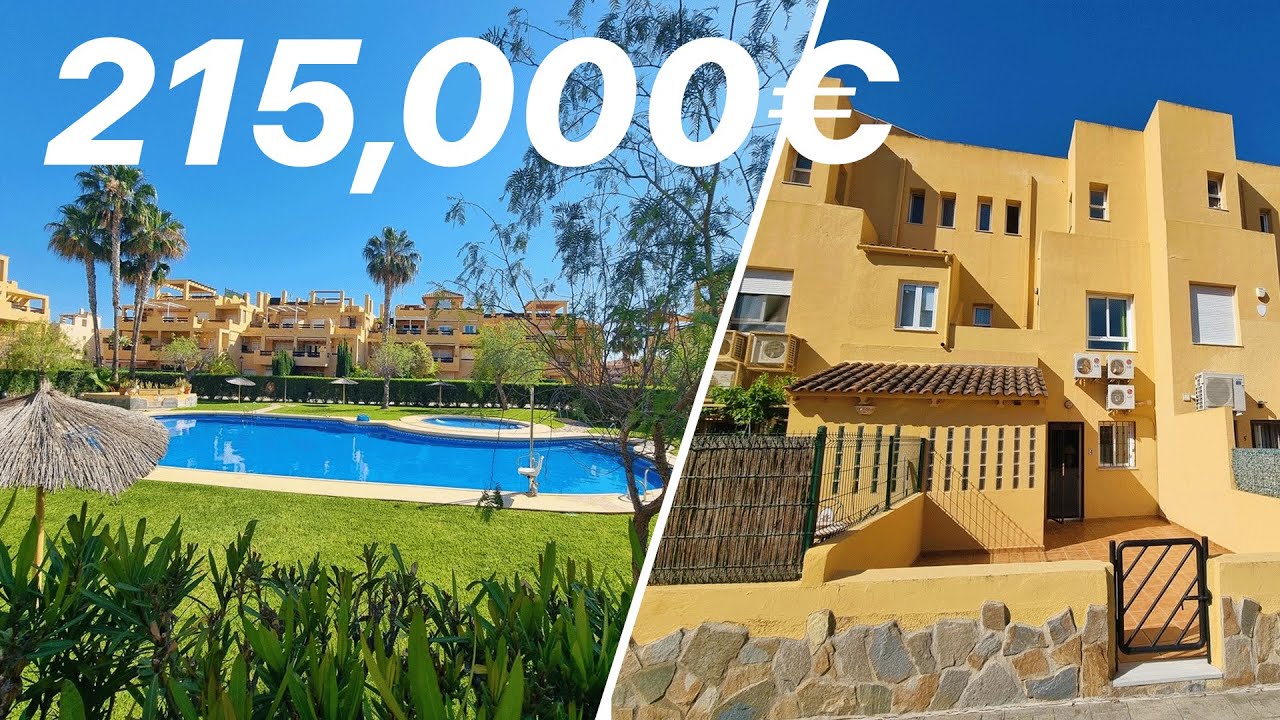 4 Story Spanish Duplex in El Faro Complex, Vera Playa, Almeria, Spain | B2348