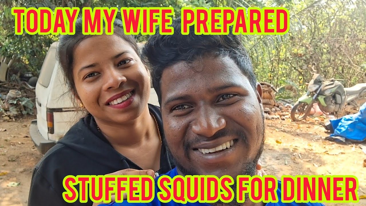 Today my wife prepared stuffed squids for dinner / new konkani vlog #goavlog #konkanivlog #movin 