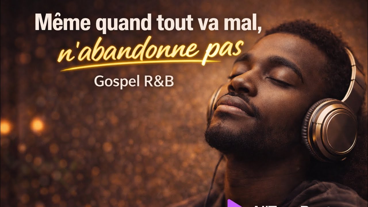 Même quand tout va mal, n’abandonne pas est un projet, Gospel R&B - Groupe AllTypeBeats 