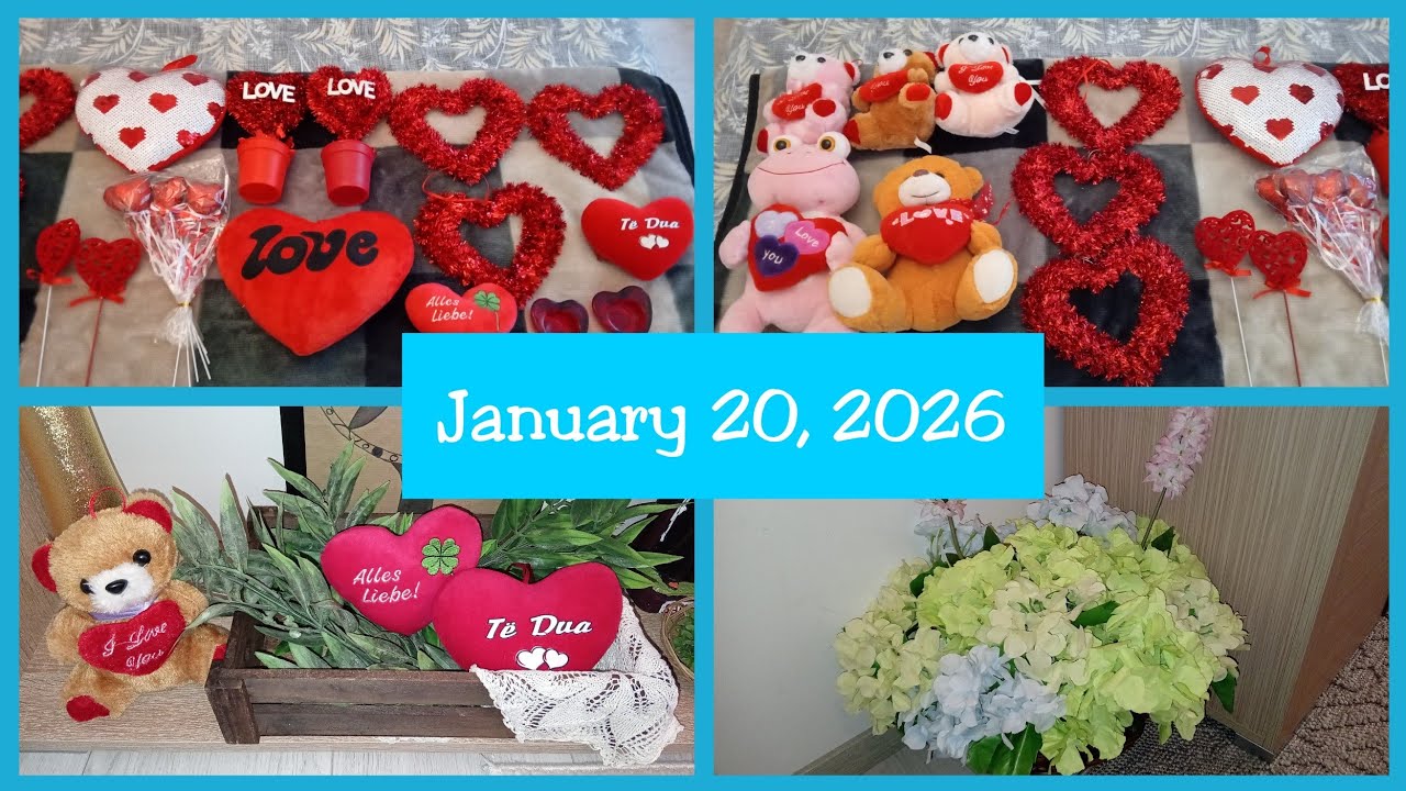 ❄️January 20, 2026 | Valentine's Day Decorate With Me Part 3 / Snow Day / Prep For Spring Decor