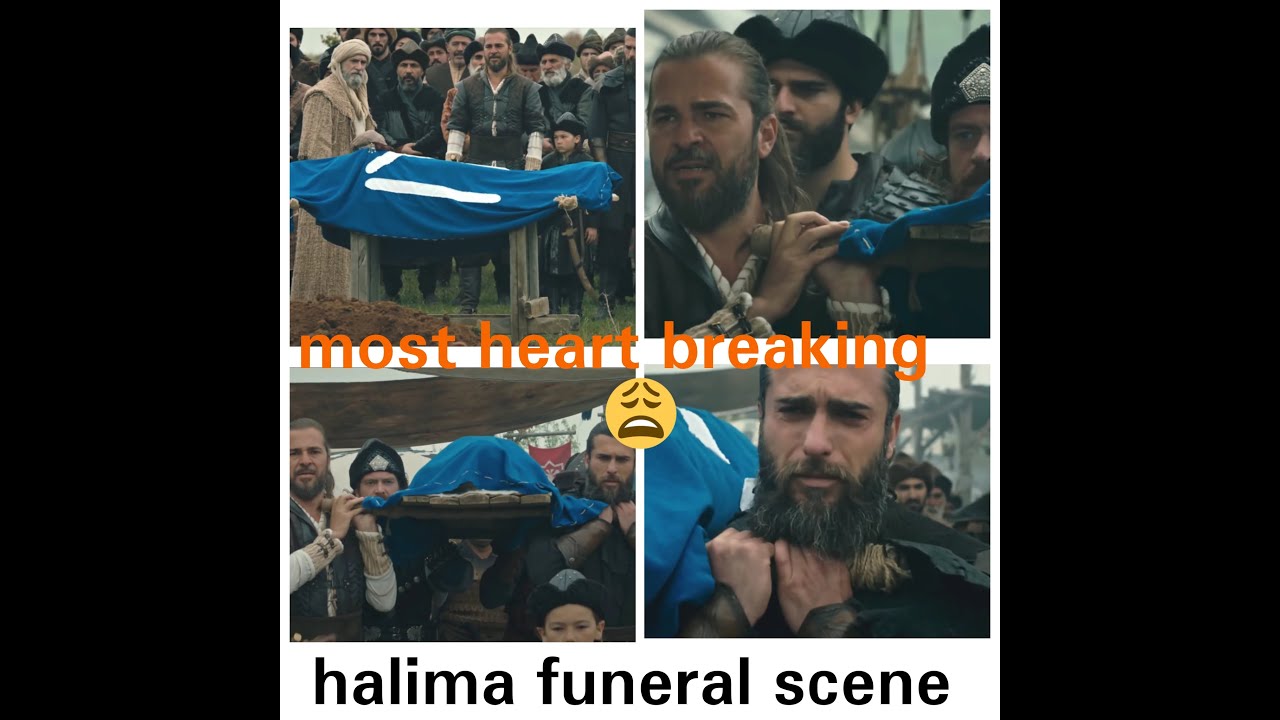 Breath taking clip the moment of the death of Halima, and the funeral procession in a majestic scene