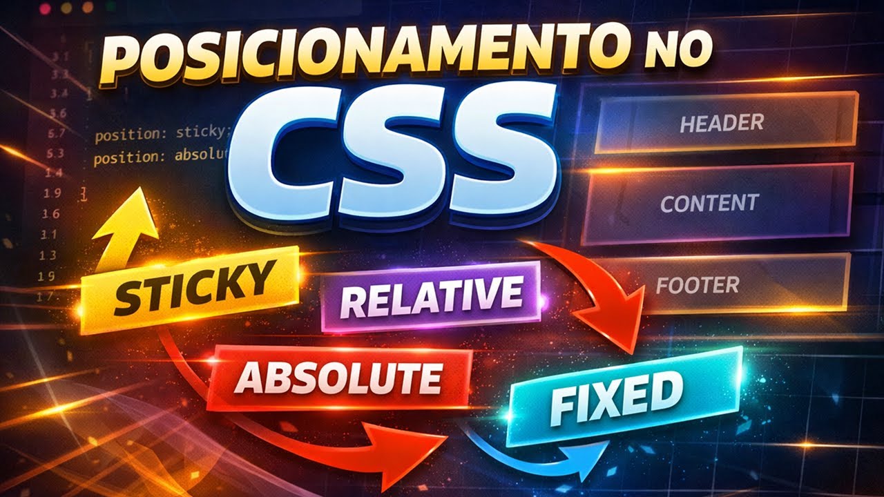 Position no CSS Explicado | Relative, Absolute, Fixed e Sticky