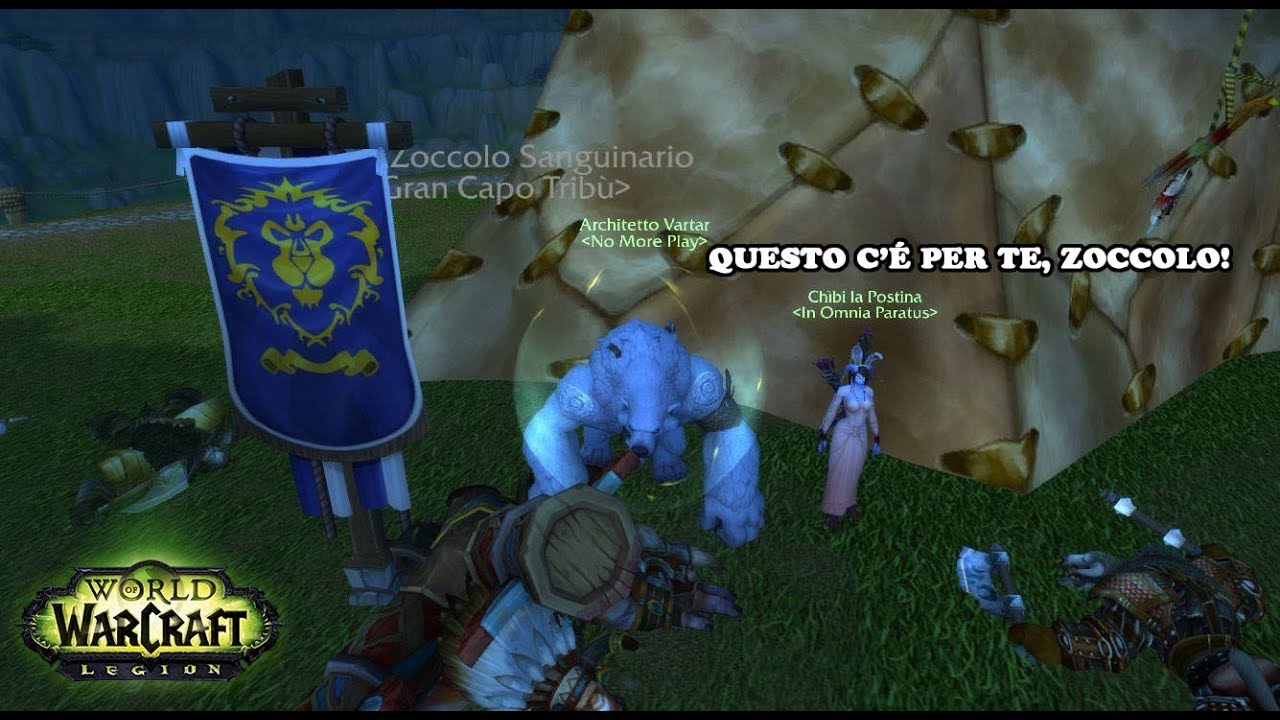 Insonnia sfogata sul capo tribù tauren Zoccolo Sanguinario - WoW Ita