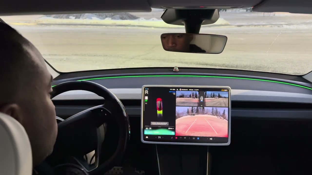 Навигация Tesla Grok просто потрясающая!! FSD 14.2.2