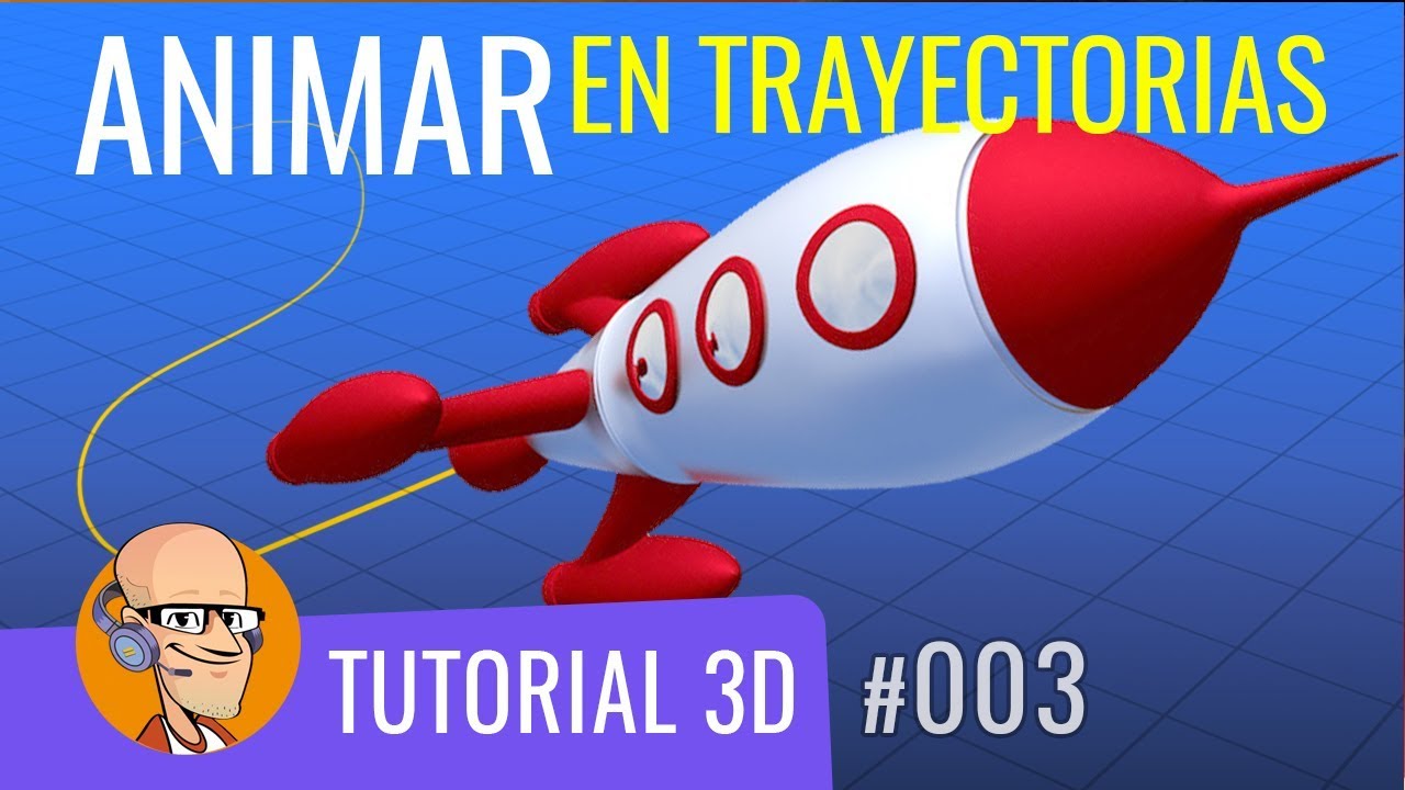 Tutorial de Animaci&oacute;n 3D: Animar por Trayectoria (Motion Path)en Autodesk Maya