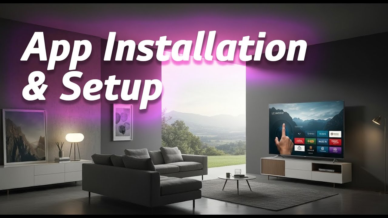 [LG webOS TV] App Installation and Setup Guide