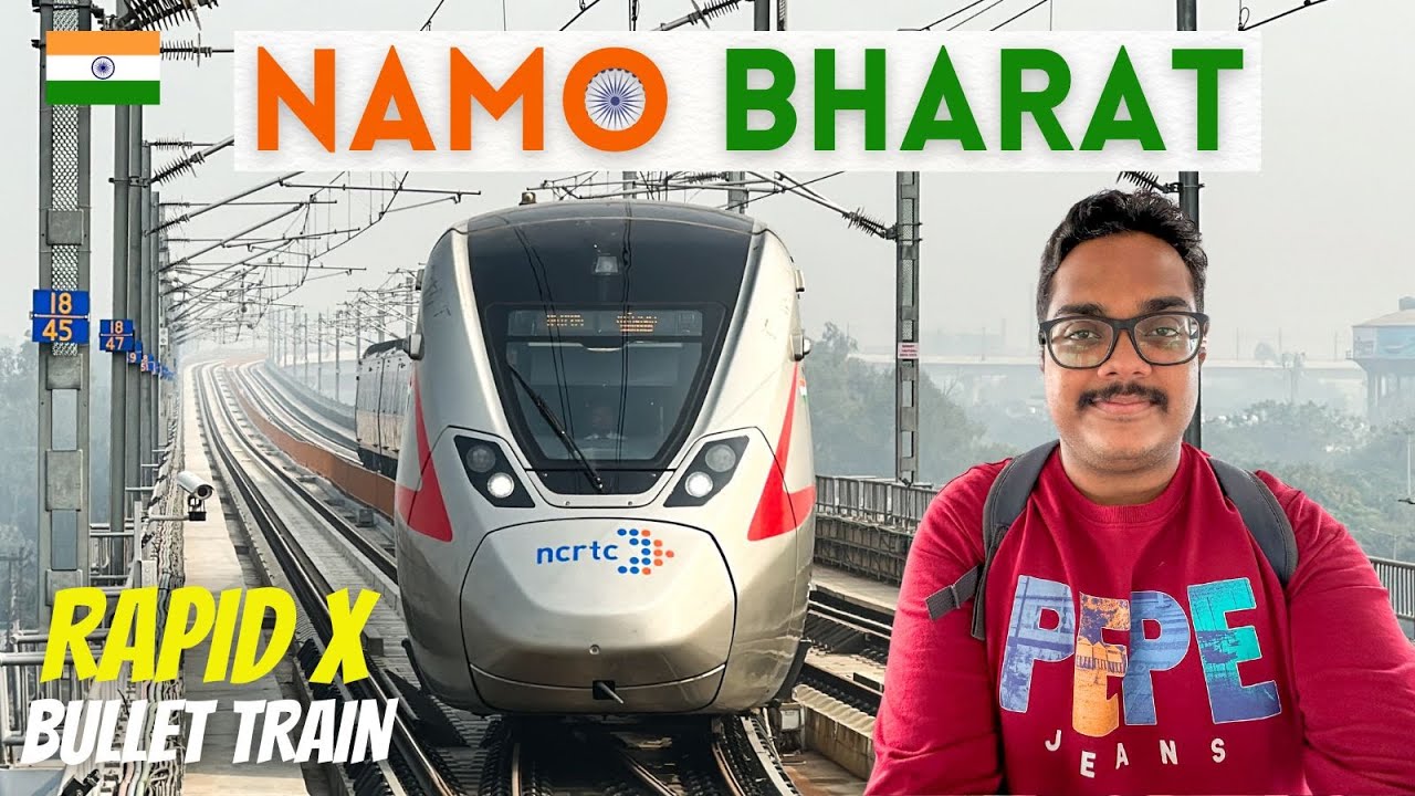 Namo Bharat Train Journey 🇮🇳 | India's First RapidX Train | Delhi - Meerut RRTS !