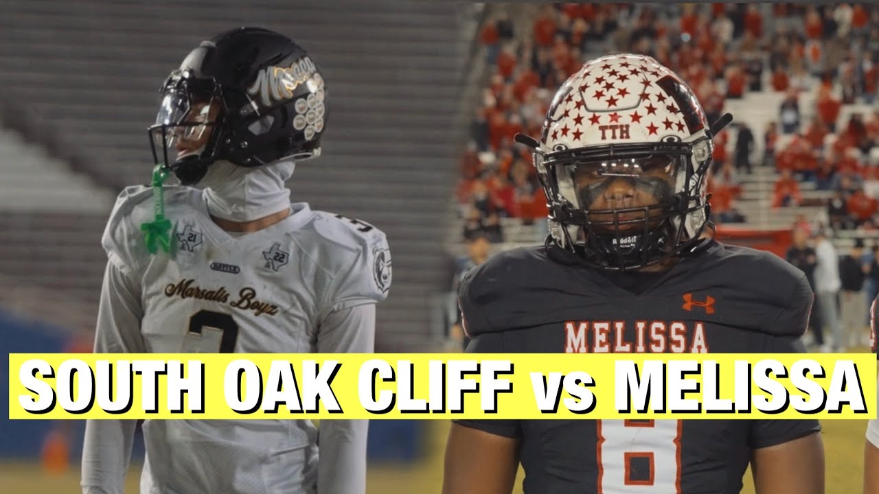 TXHSFB:ROUND 6 #1 SOUTH OAK CLIFF vs #3 MELISSA||MUST SEE👀|| #viralvideo 