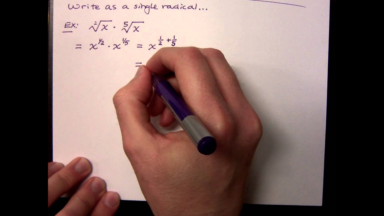 Simplifying Radical Expressions - Part 4