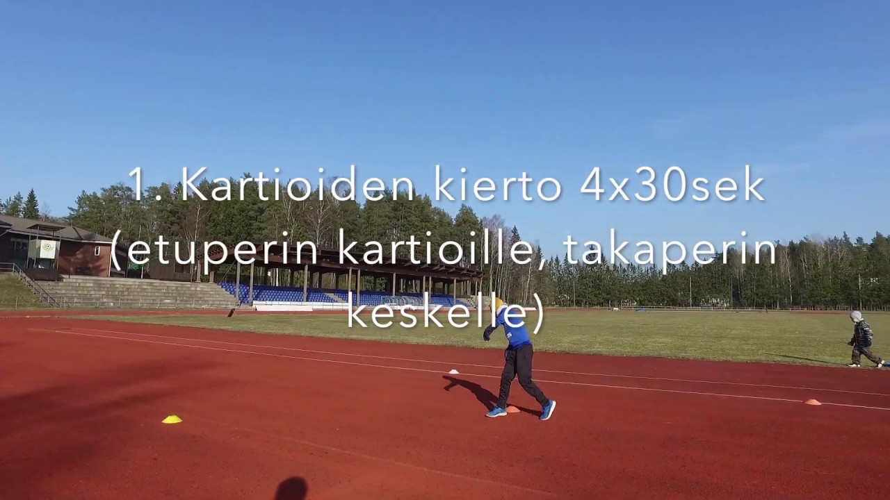 Yleisurheiluharjoitus 4 - Ketteryysharjoitus