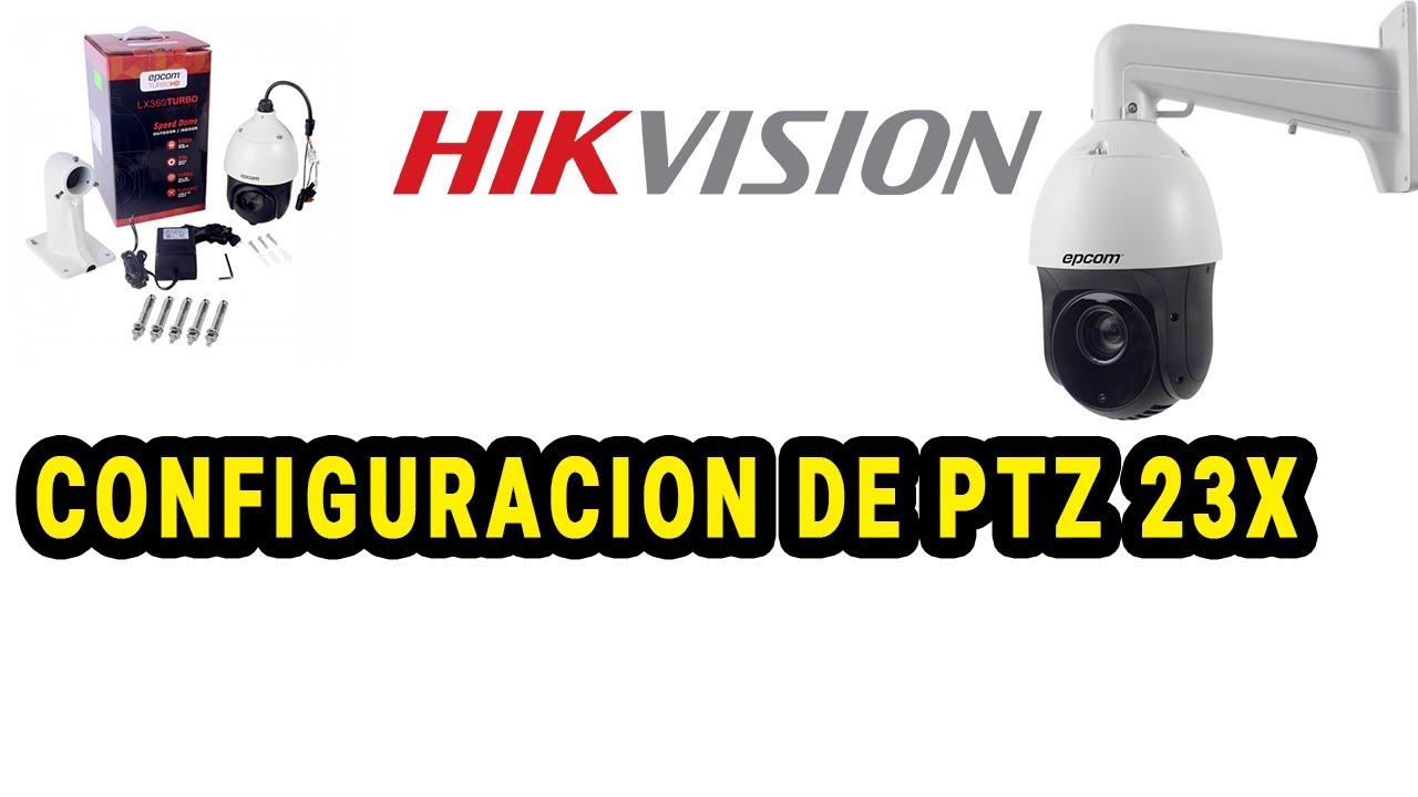 CONECTANDO Y CONFIGURANDO CÁMARA PTZ 23X EPCOM