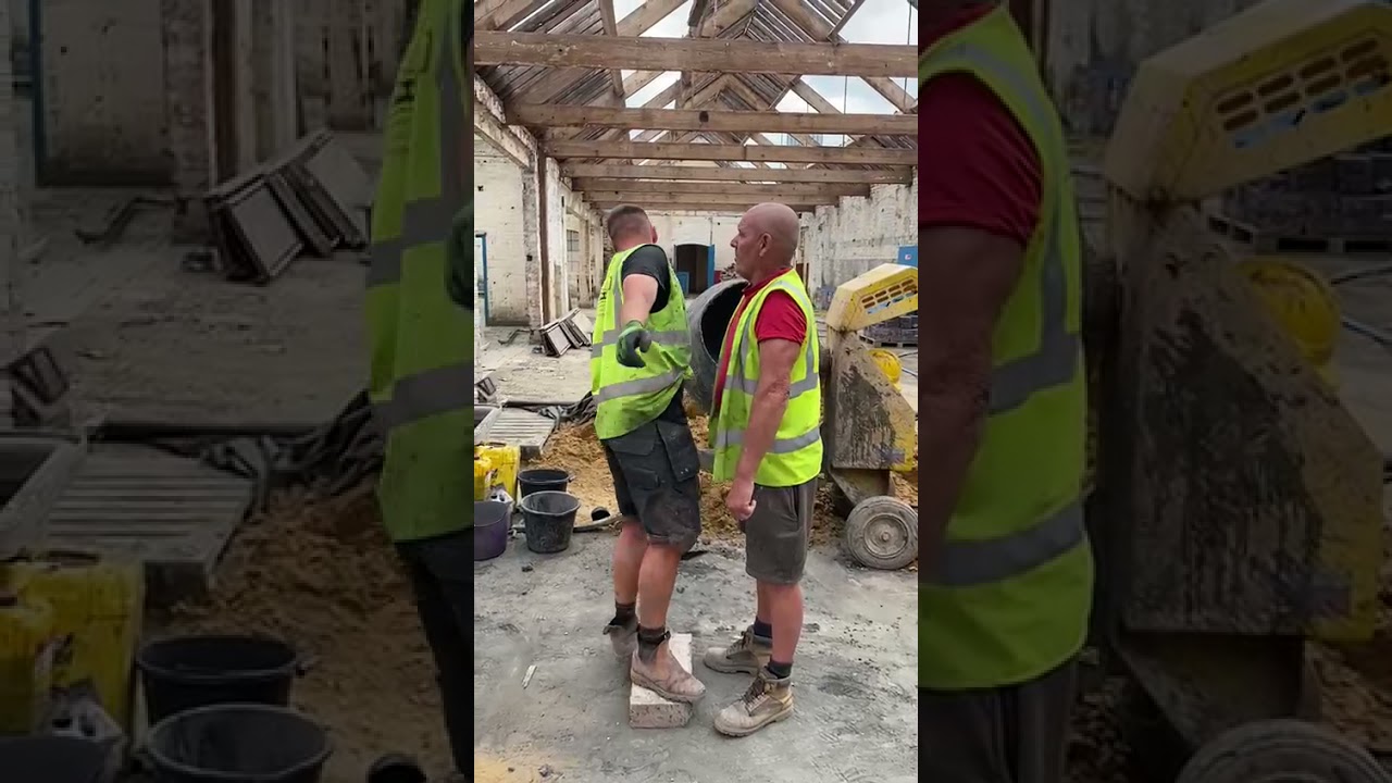 Construction trade prank #1 | Old man vs young man