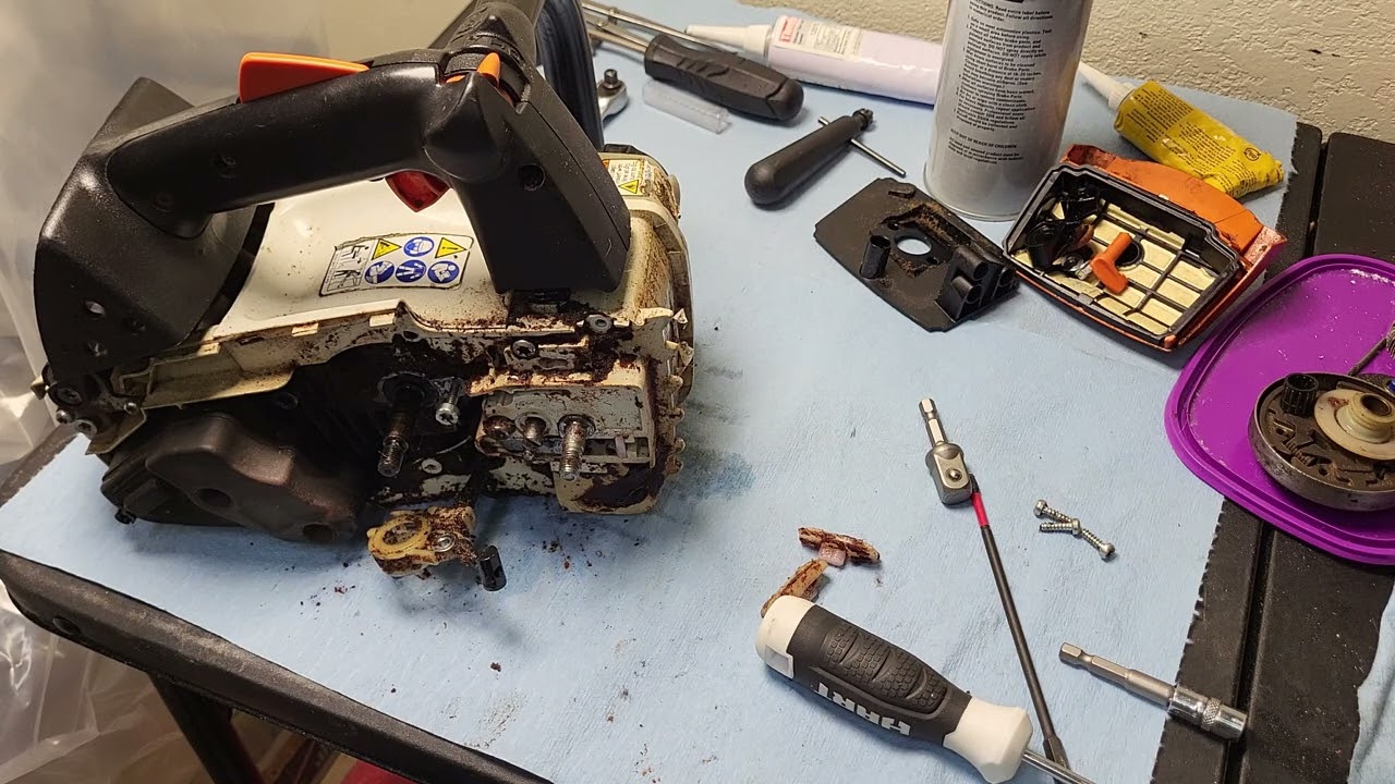 MS193T- Teardown and re-assembly (top end rebuild)