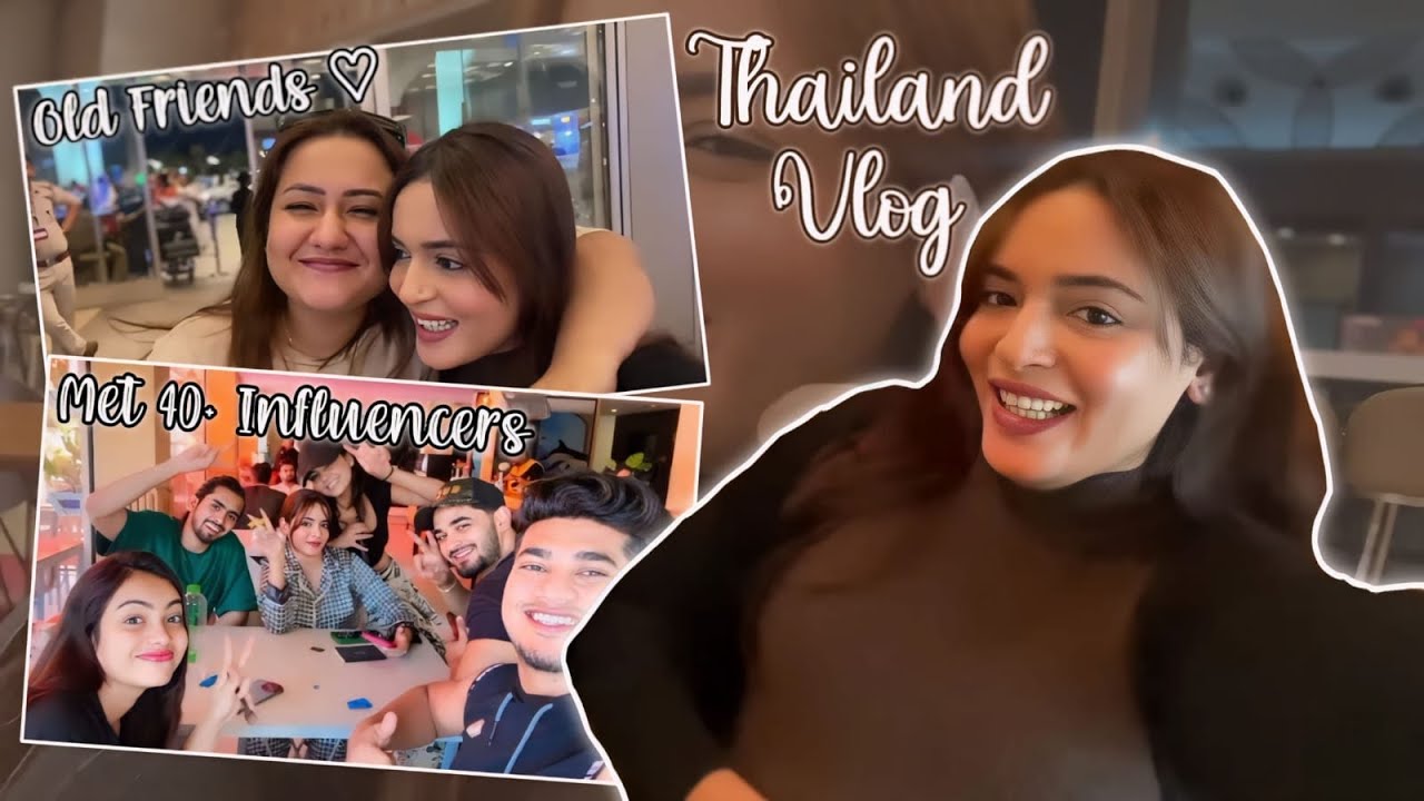 40+ Influencers Ke Sath Hum Gaye Thailand🇹🇭| Shifa Memon #thailand #travelvlog #lifestyle