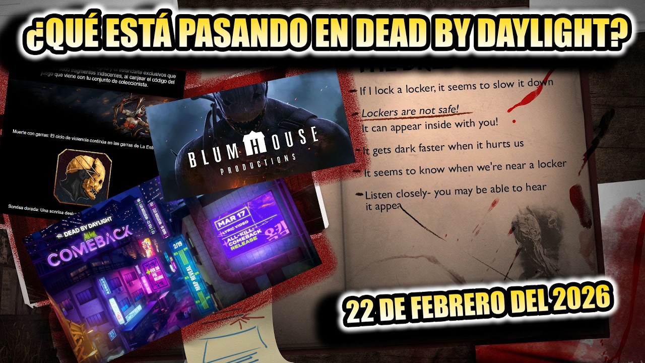 Dead by Daylight: ¡Noticias Impactantes! | 22 de Febrero 2026 (Resumen en Minutos)