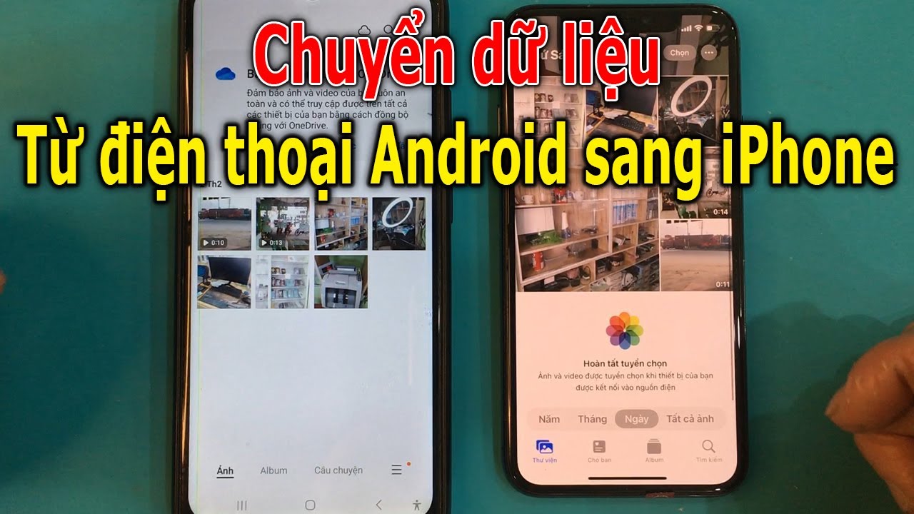 Cách chuyển dữ liệu từ điện thoại Android sang iPhone
