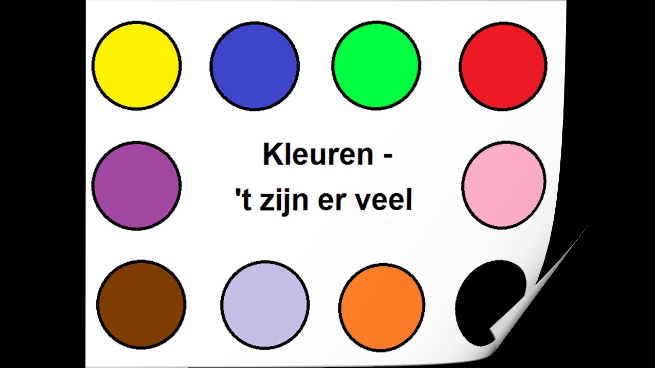 Kleurenliedje voor peuters en kleuters