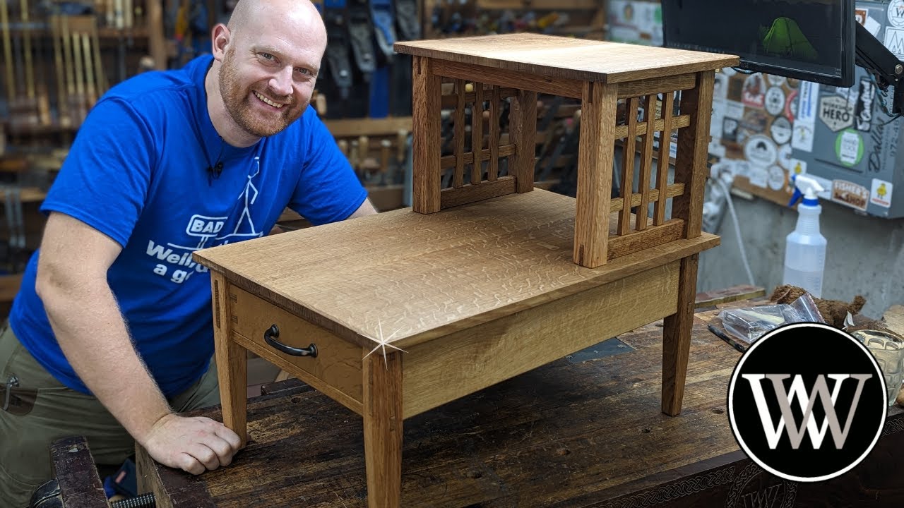 Bed Side Table Mission Style