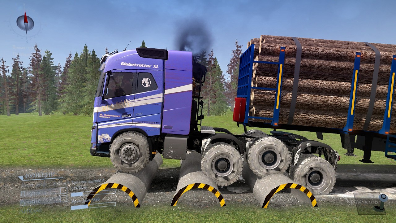 Trucks Almost Stuck on Giant Speed Bump | Driver Skills Gameplay #224  #snowruner #mudrunner