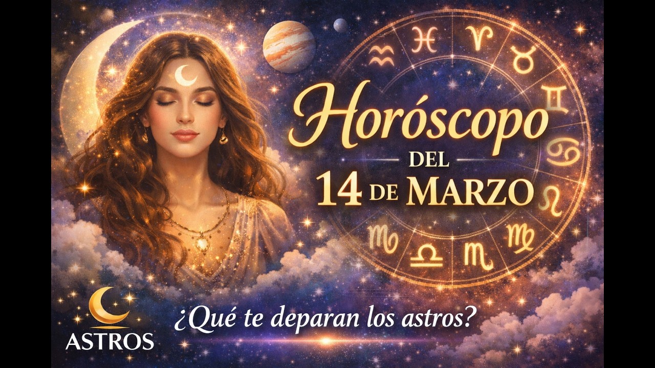Horóscopo de HOY 14 de Marzo 2026 🔮 Predicciones para los 12 Signos | Amor, Dinero y Trabajo