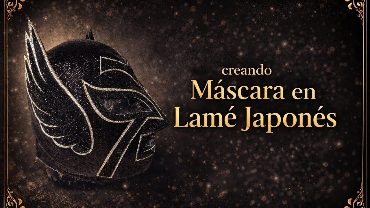 Cómo se hace una máscara de luchador?