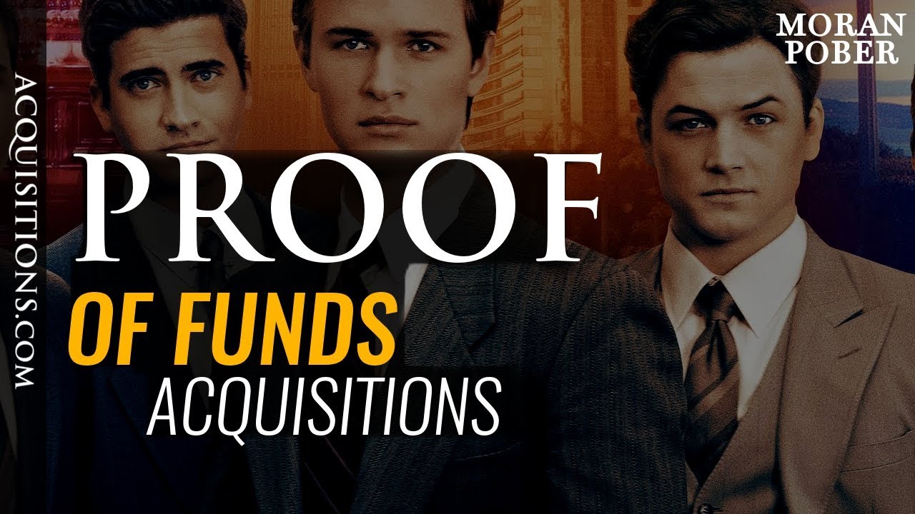 What To Do When Asked For Proof Of Funds? Business Acquisitions