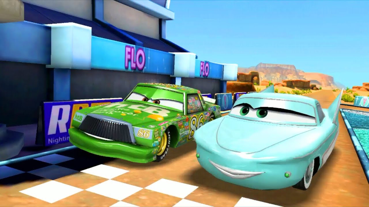 Şimşek McQueen ve Örümcek Adam Yeni Pistlerde Yeni Arabalarla Yarışıyor