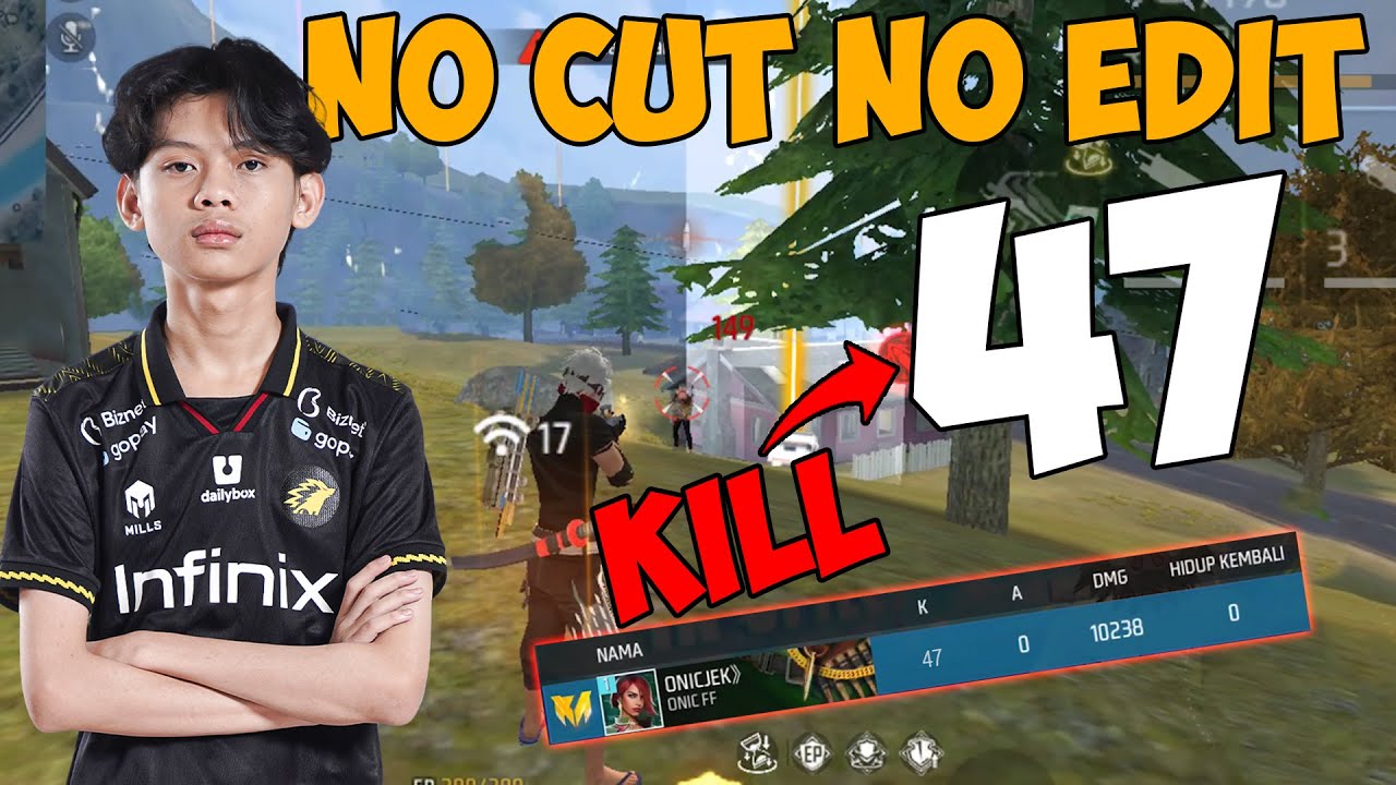 SOLO VS SQUAD NO CUT NO EDIT , USING A NEW DEVICE SAMSUNG S24 ULTRA BY ONIC JEK - FREEFIRE