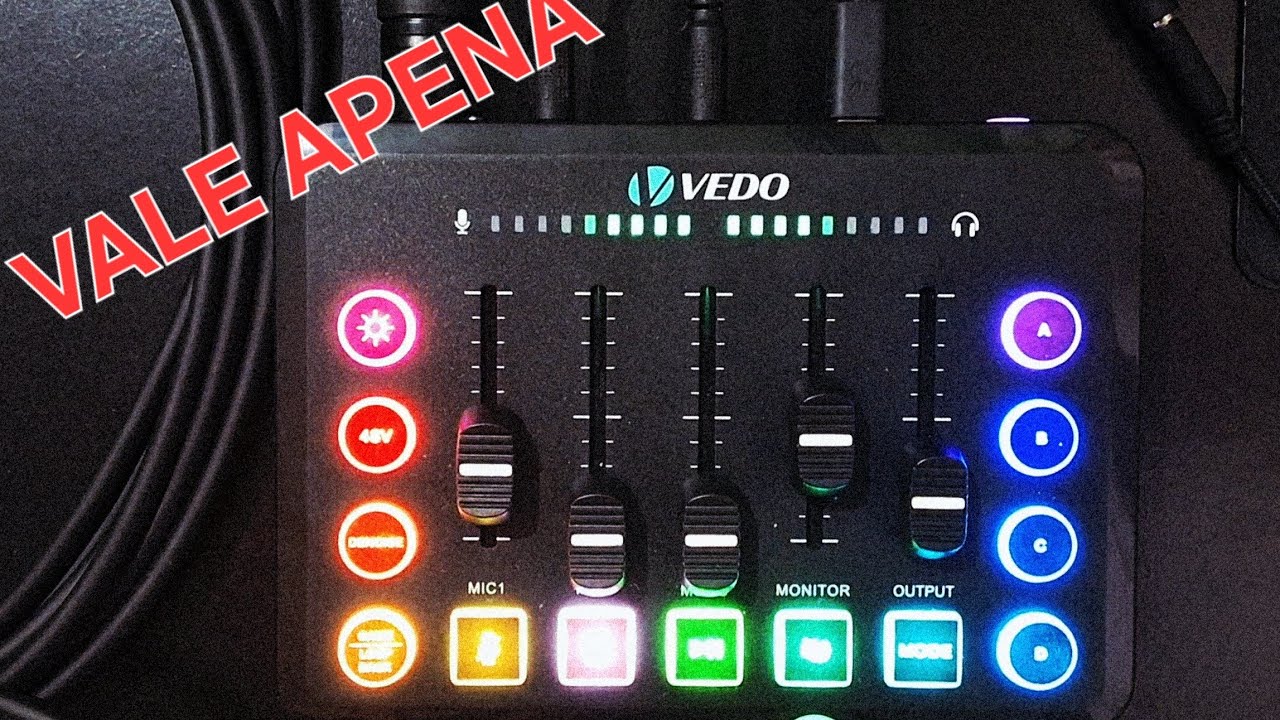 Mixer de Áudio Barato 