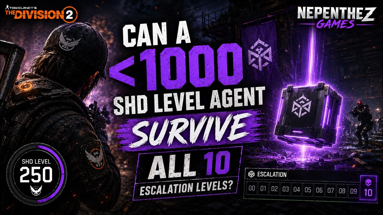 Сможет ли агент с уровнем SHD ниже 1000 пройти ВСЕ 10 уровней эскалации? | The Division 2