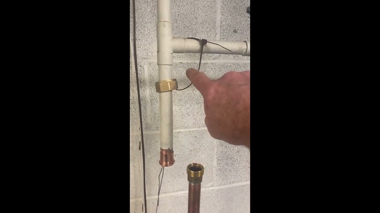 Dripping copper pipe trick