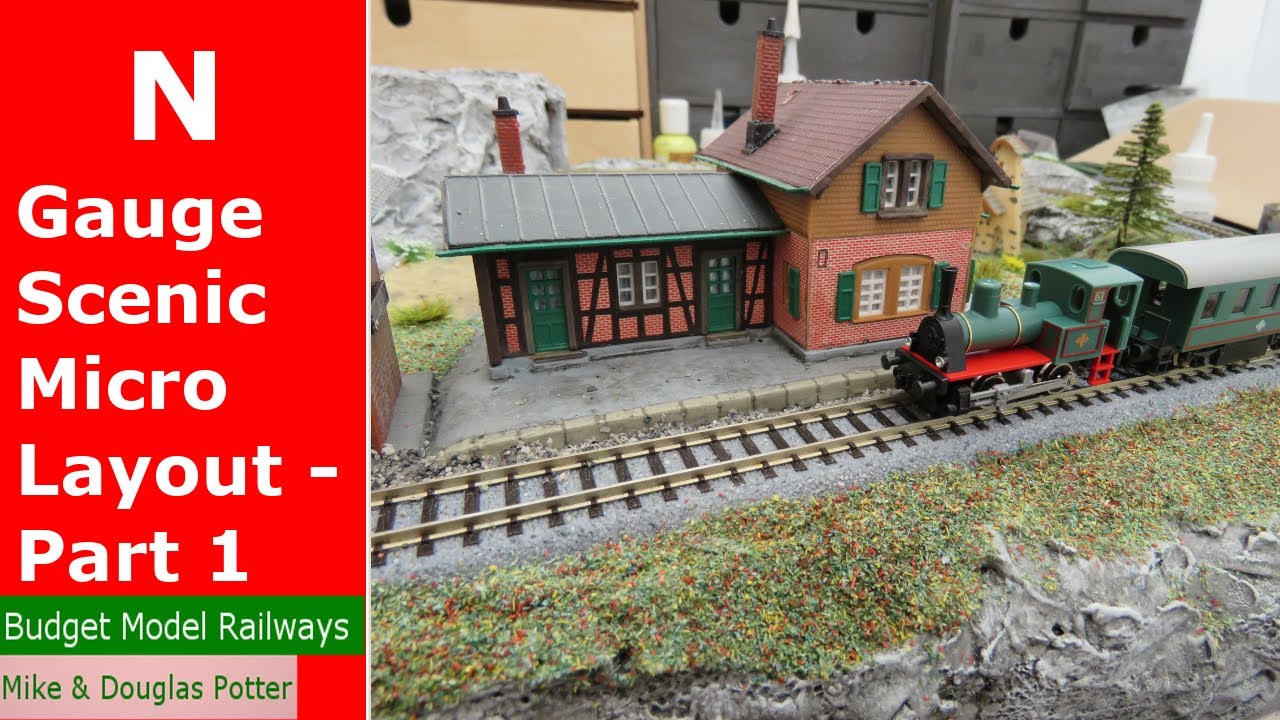 N Gauge Scenic Micro Layout - Part 1 - Scenery & Construction