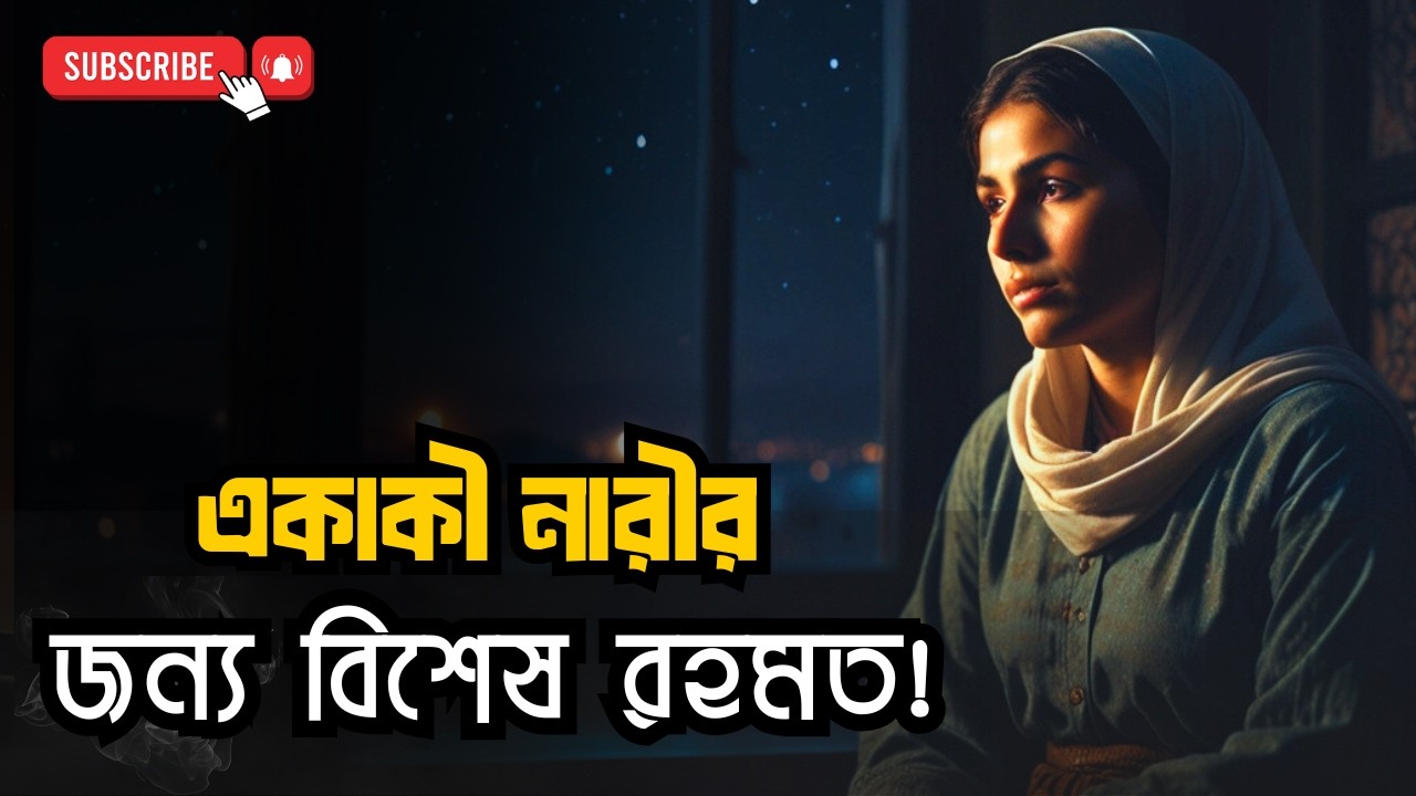 “একাকী নারীর জন্য আল্লাহর যে বিশেষ রহমত কেউ দেখতে পায় না”