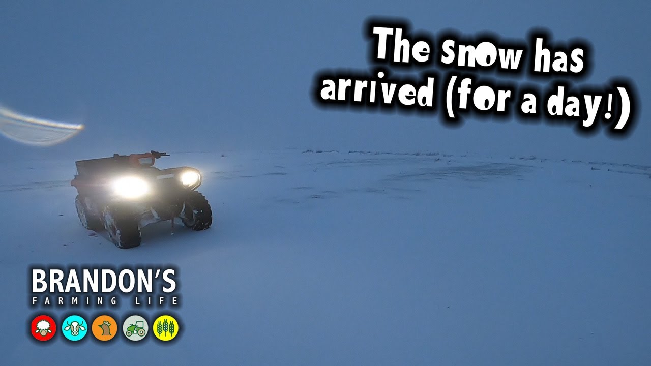 The first snow of the winter