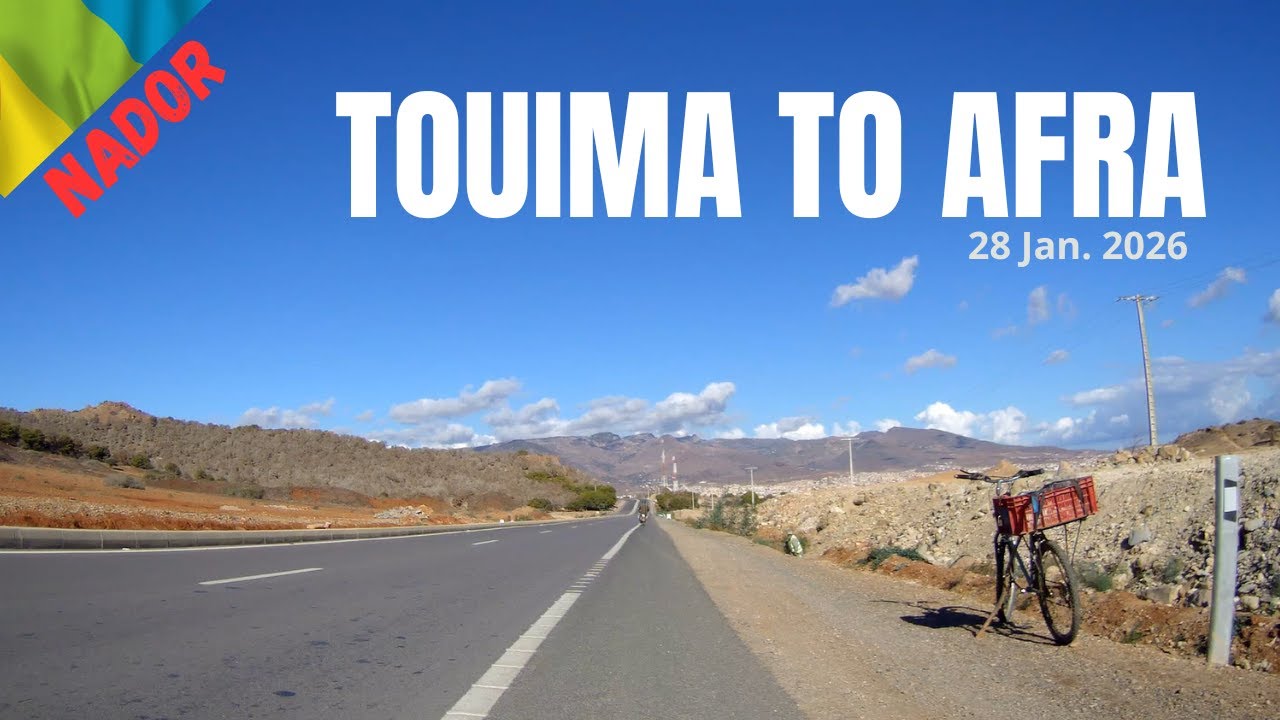 Touima To Afra (Bike) 🚵‍♀️ - 28 Jan. 2026 #nador #touima #afra #rif #amazigh #maroc