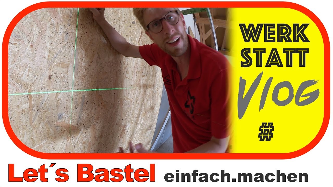 Werkstattumbau | Wände mit OSB verkleiden