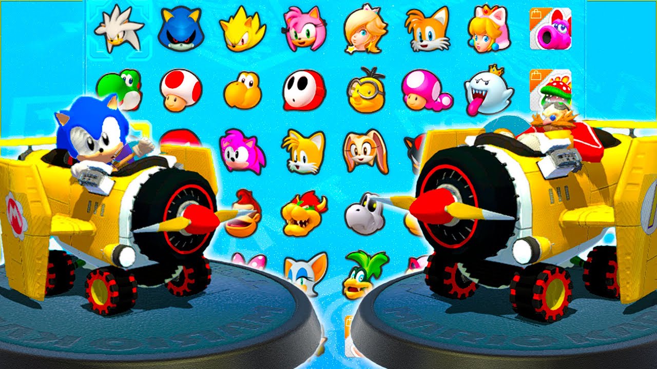 Mario Kart 8 Deluxe MEGA Pack Sonic! | Sonic vs Dr. Eggman