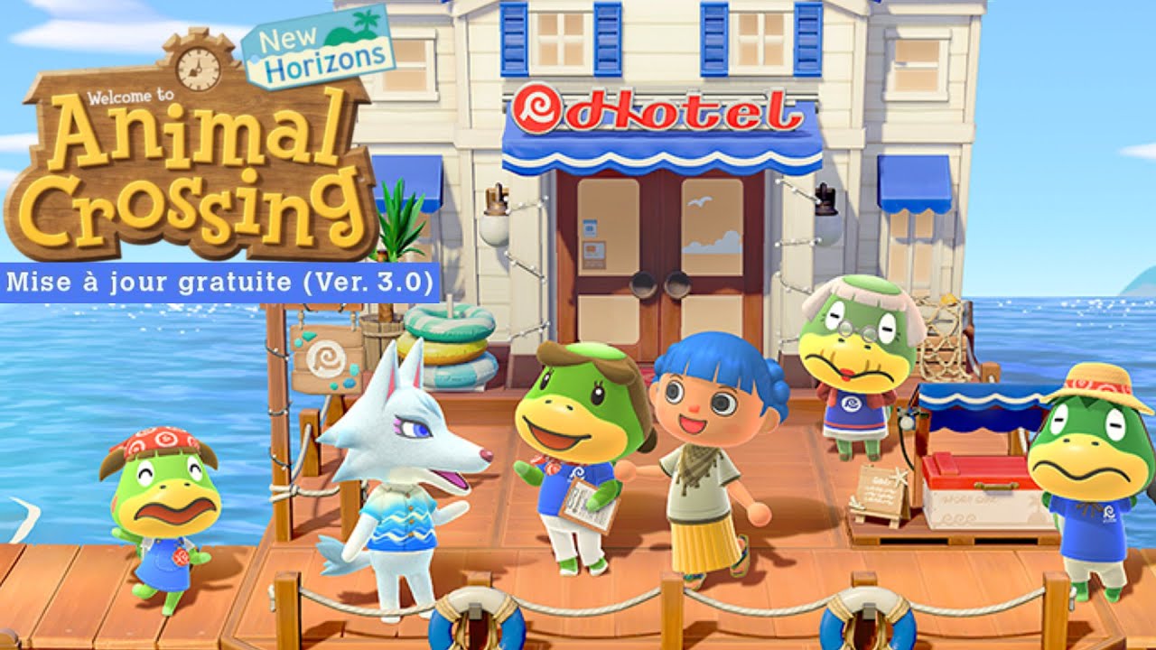 Tout savoir sur l’hôtel d’Amiral – Mise à jour gratuite 3.0 🏝️ Animal Crossing New Horizons